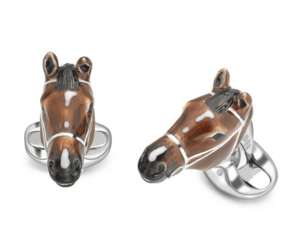 Horse Head Cufflinks - Kelly Wade Jewelers