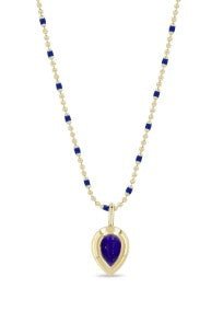 Lapis Charm Necklace - Kelly Wade Jewelers