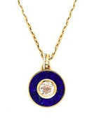 Lapis & Morganite Pendant Necklace - Kelly Wade Jewelers