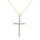 Large Diamond Cross Necklace - Kelly Wade Jewelers