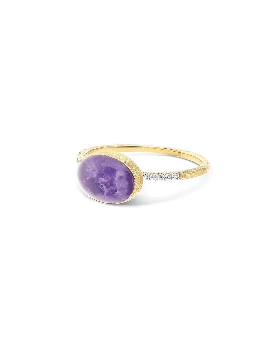 Lepidolite Diamond Ring - Kelly Wade Jewelers