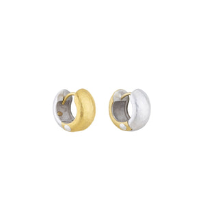 Lika Behar chunky hoop reversible earrings - Kelly Wade Jewelers Store