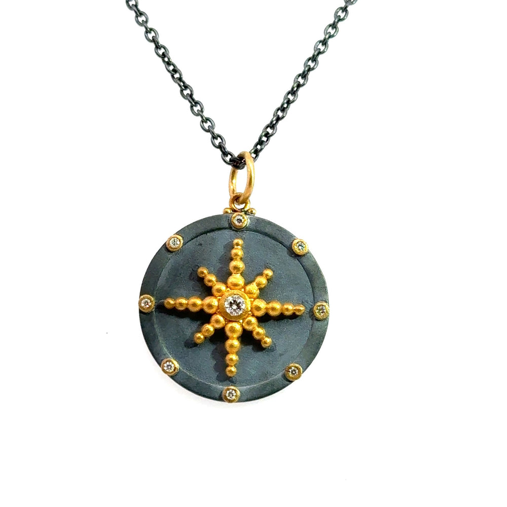 Lika Behar diamond compass medallion - Kelly Wade Jewelers Store