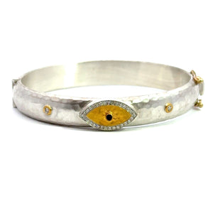 Lika Behar evil eye bangle bracelet - Kelly Wade Jewelers Store