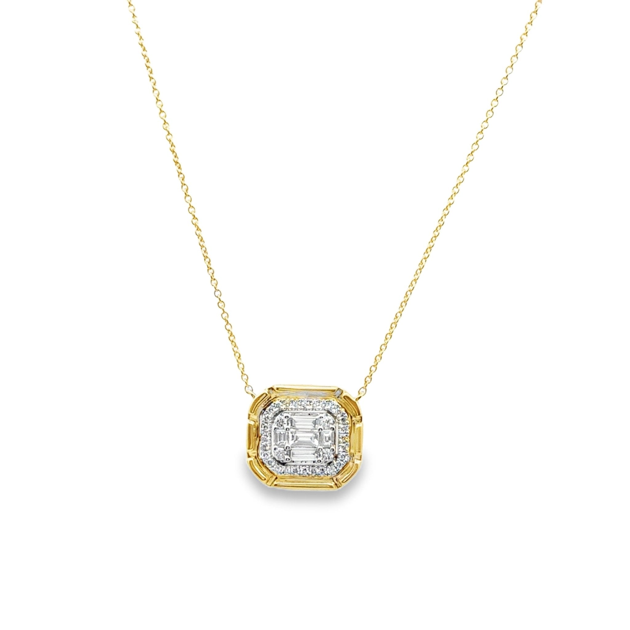 llusion Set Diamond Necklace - Kelly Wade Jewelers