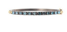 London Blue Topaz & Morganite Bangle - Kelly Wade Jewelers