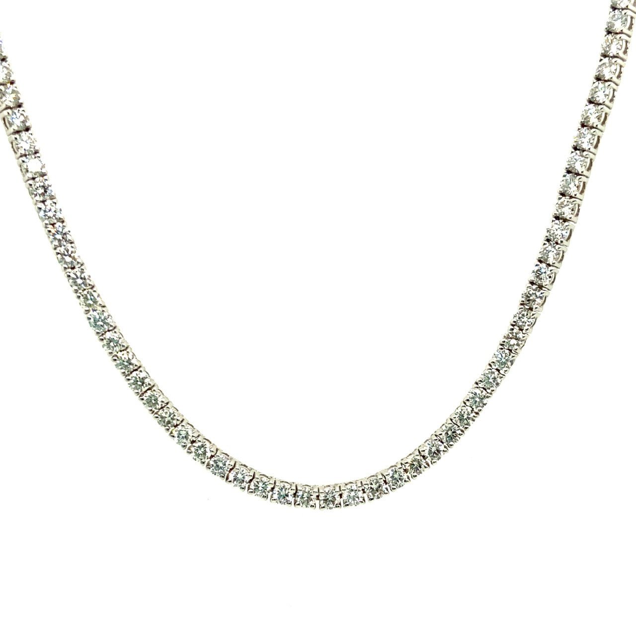 Long Diamond Tennis Necklace - Kelly Wade Jewelers