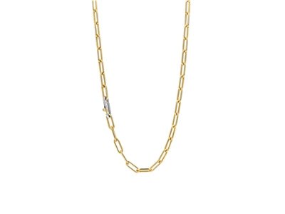 Long Paperclip Necklace - Kelly Wade Jewelers