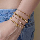 Marquis Diamond Station Link Bracelet - Kelly Wade Jewelers