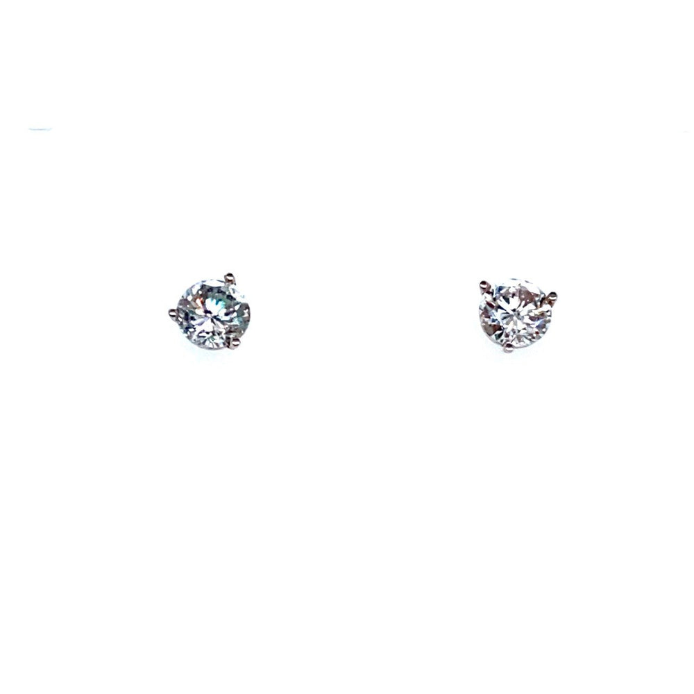 Martini set diamond stud earrings - Kelly Wade Jewelers Store