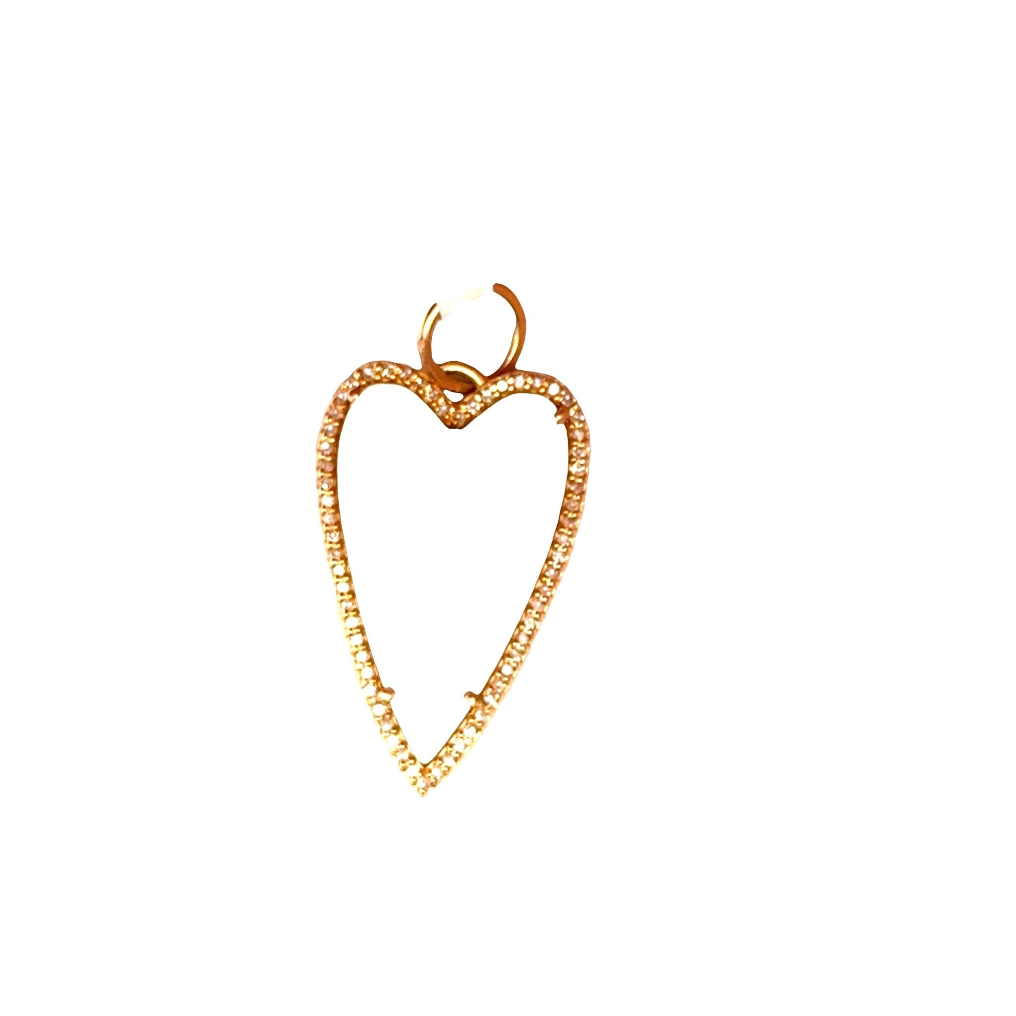 Mother of Pearl Heart Charm - Kelly Wade Jewelers