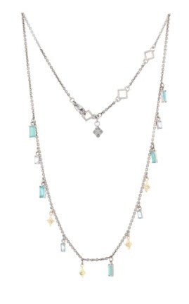 Multi - Stone Dangle Necklace - Kelly Wade Jewelers