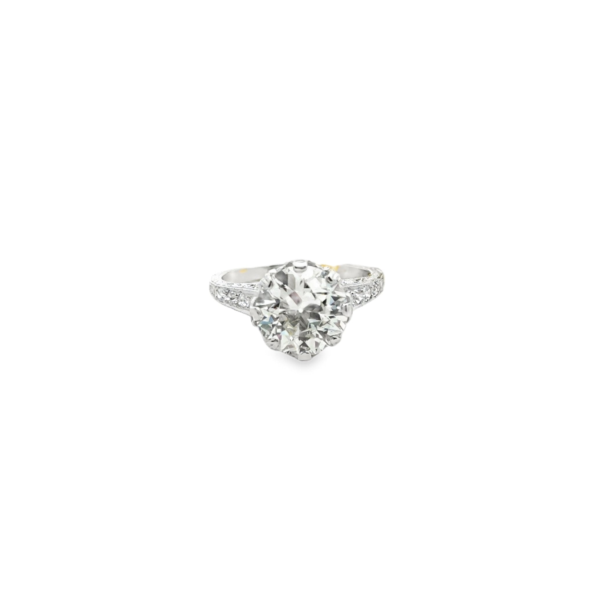 Old European Cut Diamond Ring - Kelly Wade Jewelers