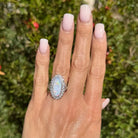 Opal Art Deco Ring - Kelly Wade Jewelers