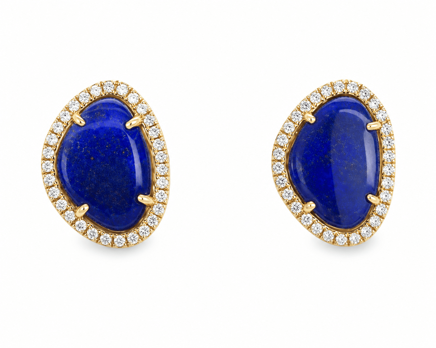 Opal & Diamond Stud Earrings - Kelly Wade Jewelers