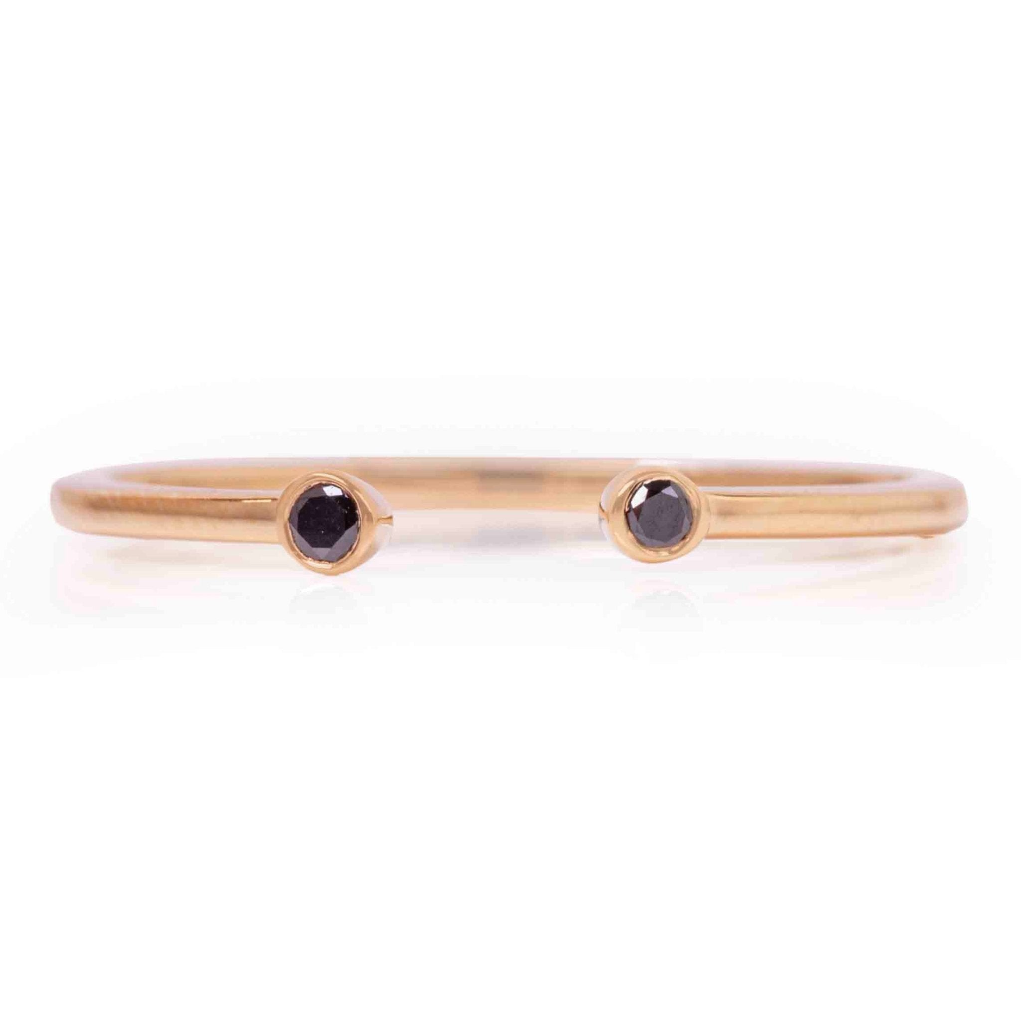 Open Black Diamond Ring - Kelly Wade Jewelers Store