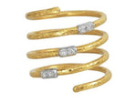 Open Spiral Ring With Diamonds - Kelly Wade Jewelers