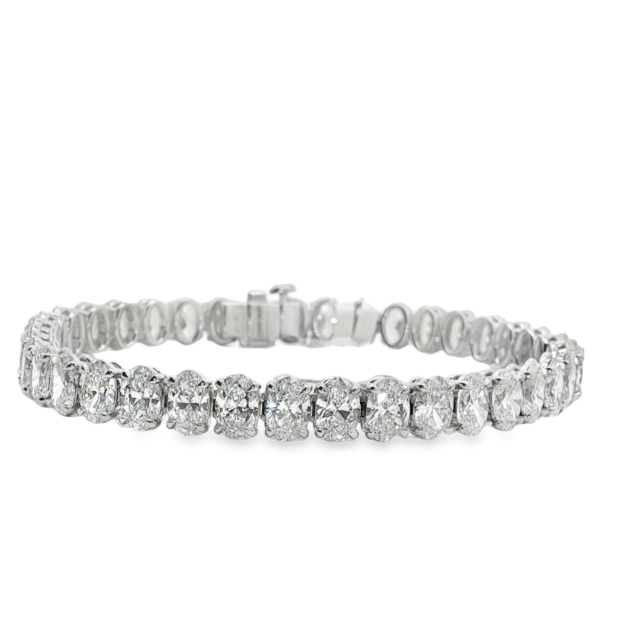 Oval Diamond Eternity Bracelet - Kelly Wade Jewelers