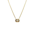 Oval Diamond Necklace - Kelly Wade Jewelers