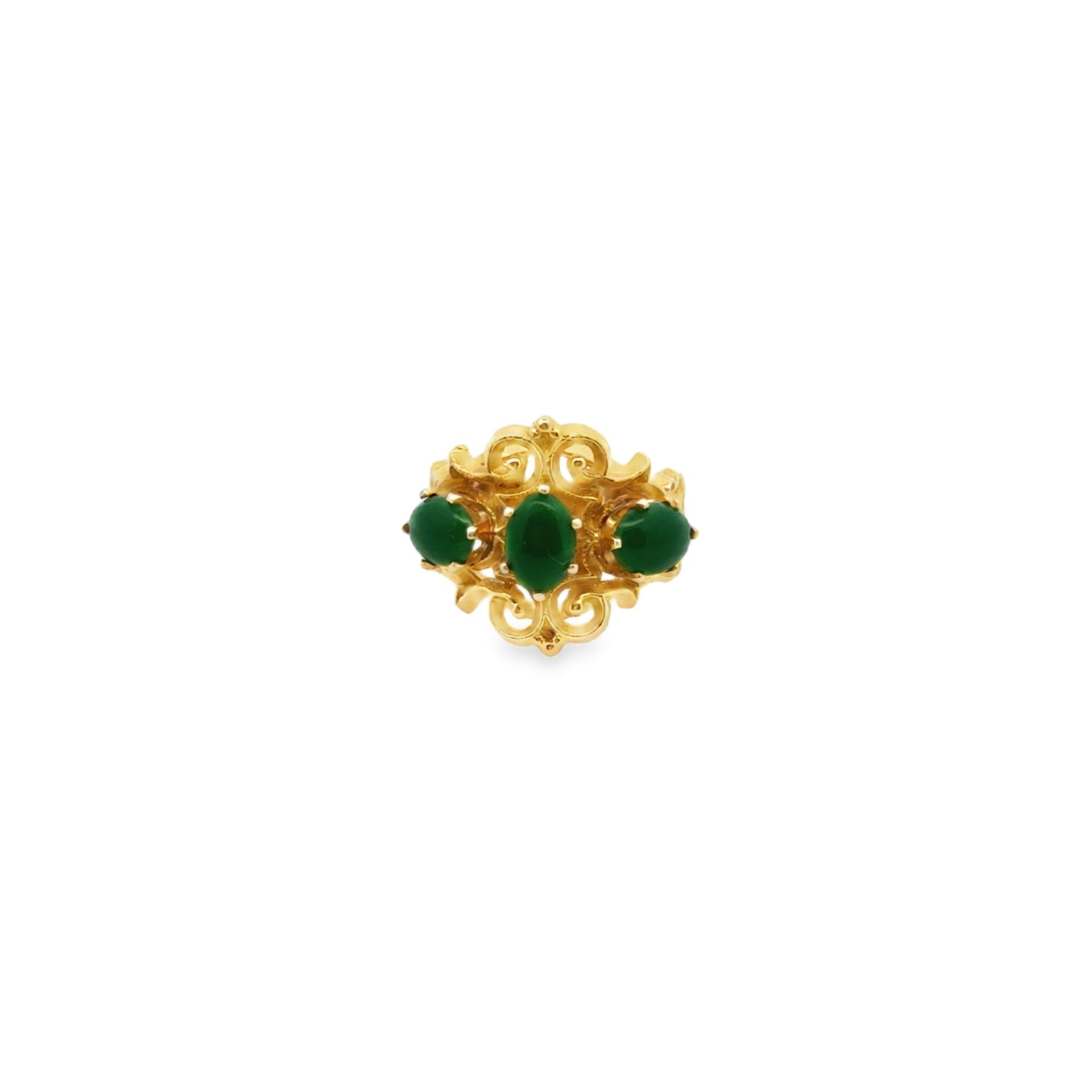 Oval Jade Ring - Kelly Wade Jewelers