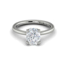 Oval Solitaire Engagement Ring - Kelly Wade Jewelers