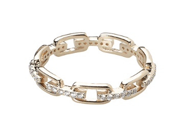 Paperclip Chain Ring - Kelly Wade Jewelers