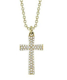 Pave Diamond Cross Necklace - Kelly Wade Jewelers
