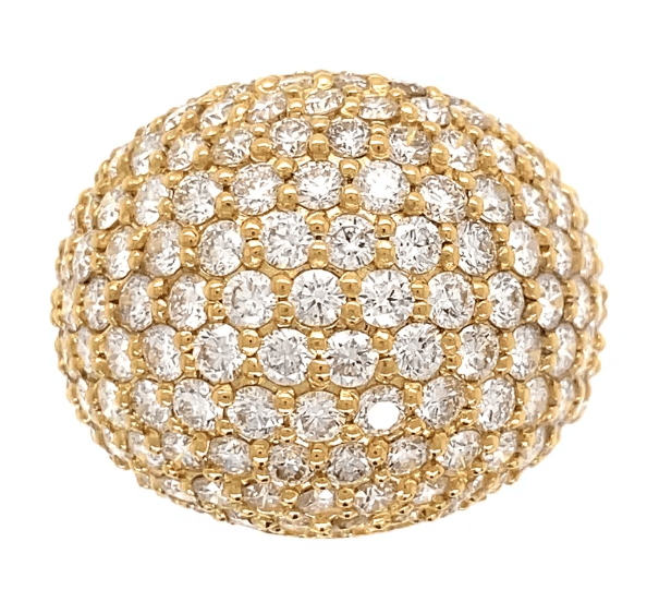 Pave Diamond Dome Ring - Kelly Wade Jewelers