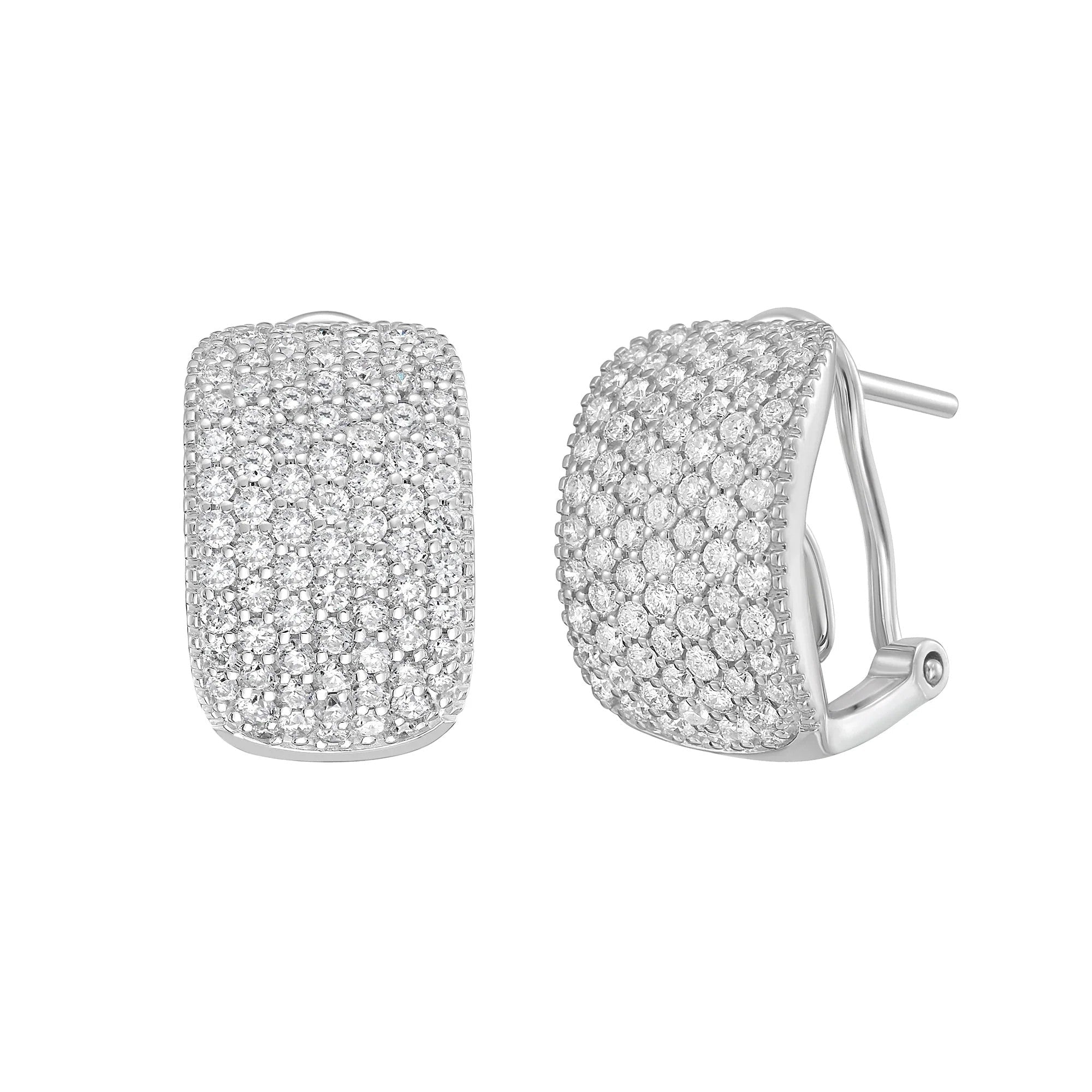 Pave Diamond Huggie Earrings - Kelly Wade Jewelers