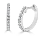 Pave Diamond Huggie Earrings - Kelly Wade Jewelers