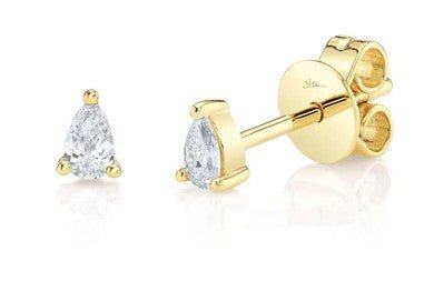 Pear - Shaped Diamond Studs - Kelly Wade Jewelers