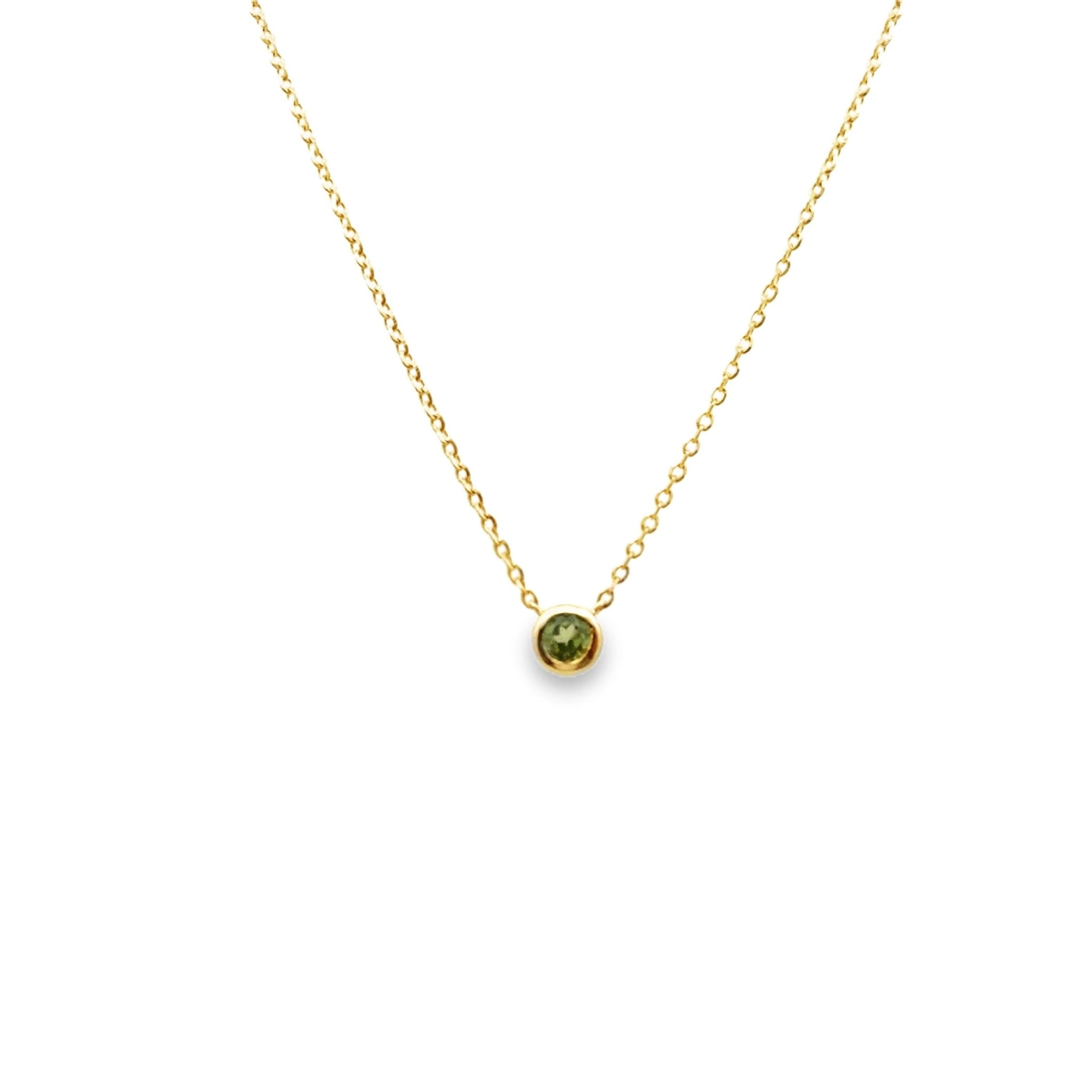 Peridot Chain Necklace - Kelly Wade Jewelers