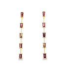 Pink Tourmaline Dangle Earrings - Kelly Wade Jewelers
