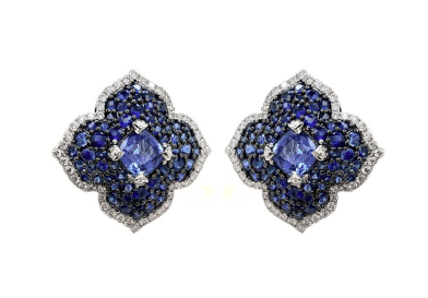 Piranesi 18k white gold cushio - Kelly Wade Jewelers
