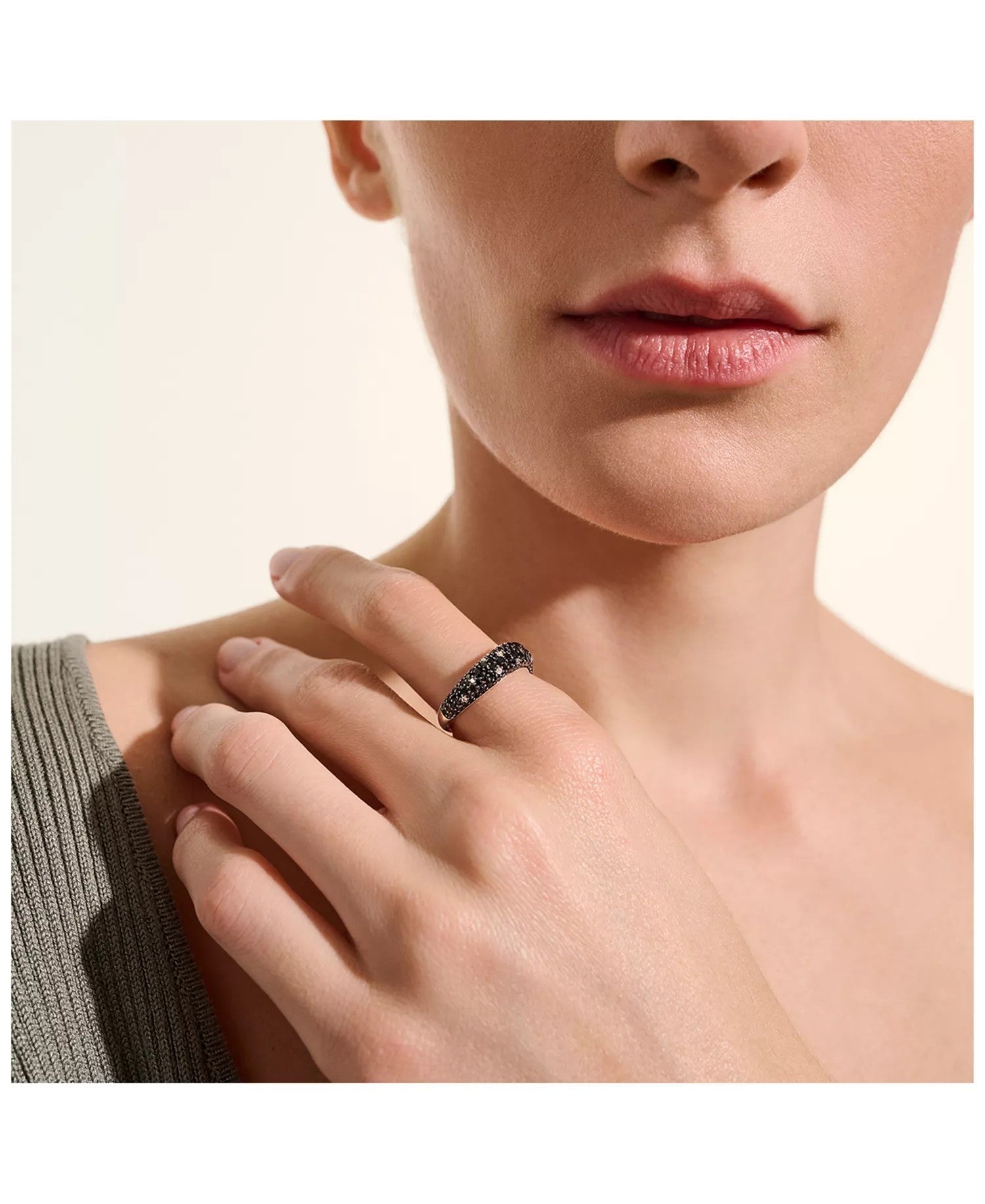 Piranesi Black Diamond Dome Ring - Kelly Wade Jewelers