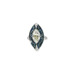 Platinum marquise diamond with - Kelly Wade Jewelers