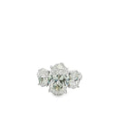 Platinum oval diamond center s - Kelly Wade Jewelers