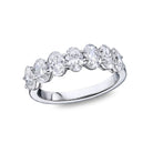 Platinum Oval Diamond Ring - Kelly Wade Jewelers