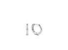 Platinum Plated Hoops - Kelly Wade Jewelers