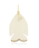 Quartz Fish Charm with Diamonds - Kelly Wade Jewelers