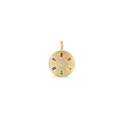 Rainbow Sapphire Diamond Charm - Kelly Wade Jewelers