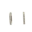 Rectangular Diamond Hoops - Kelly Wade Jewelers