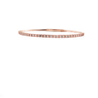 Rose Gold Diamond Flexible Bracelet - Kelly Wade Jewelers