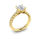 Round Vintage Engagement Ring - Kelly Wade Jewelers