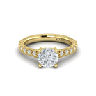 Round Vintage Engagement Ring - Kelly Wade Jewelers