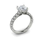 Round Vintage Engagement Ring - Kelly Wade Jewelers