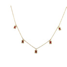 Ruby Diamond Dangle Necklace - Kelly Wade Jewelers