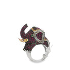 Ruby Elephant Ring - Kelly Wade Jewelers