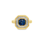 Saphire Bezel Ring - Kelly Wade Jewelers