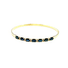 Sapphire & Diamond Flexible Bracelet - Kelly Wade Jewelers